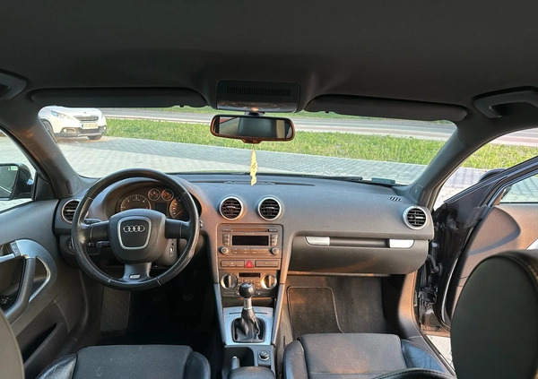 Audi A3 cena 19000 przebieg: 291627, rok produkcji 2008 z Piła małe 154